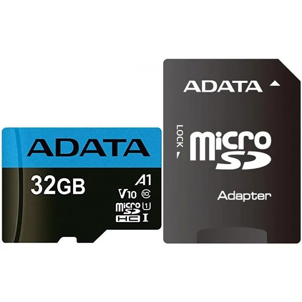 کارت حافظه micro SD ای دیتا مدل Premier-V10 R100 با ظرفیت 32 گیگابایت، کلاس 10 UHS-i
