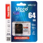 کارت حافظه micro SD ویکومن مدل Extra 600x با ظرفیت 64 گیگابایت، کلاس 10